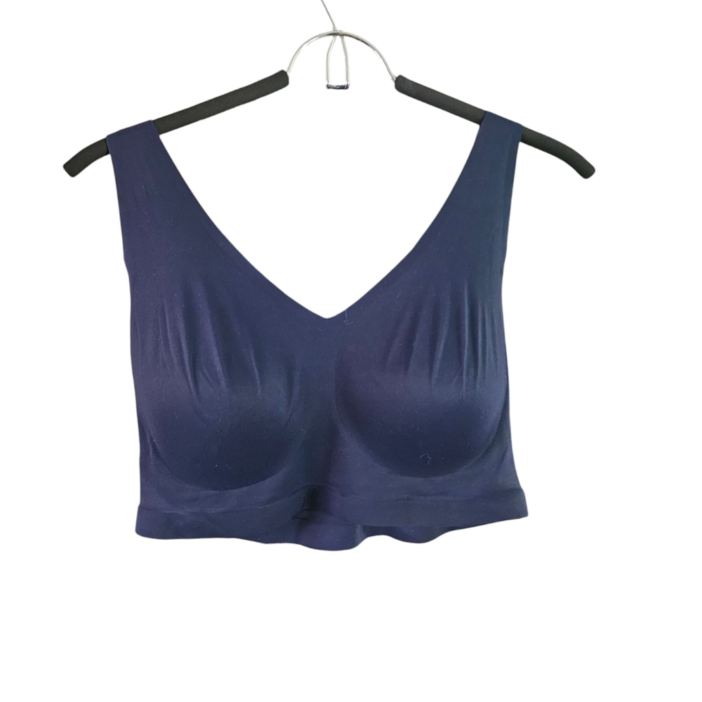 Seamless Navy Blue Bralette